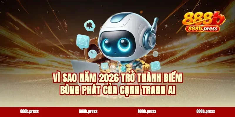 Vì sao năm 2026 trở thành điểm bùng phát của cạnh tranh AI